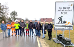 Vollsperrung Kreisstraße AN 50, "Ammelbrucher Hauptstraße"